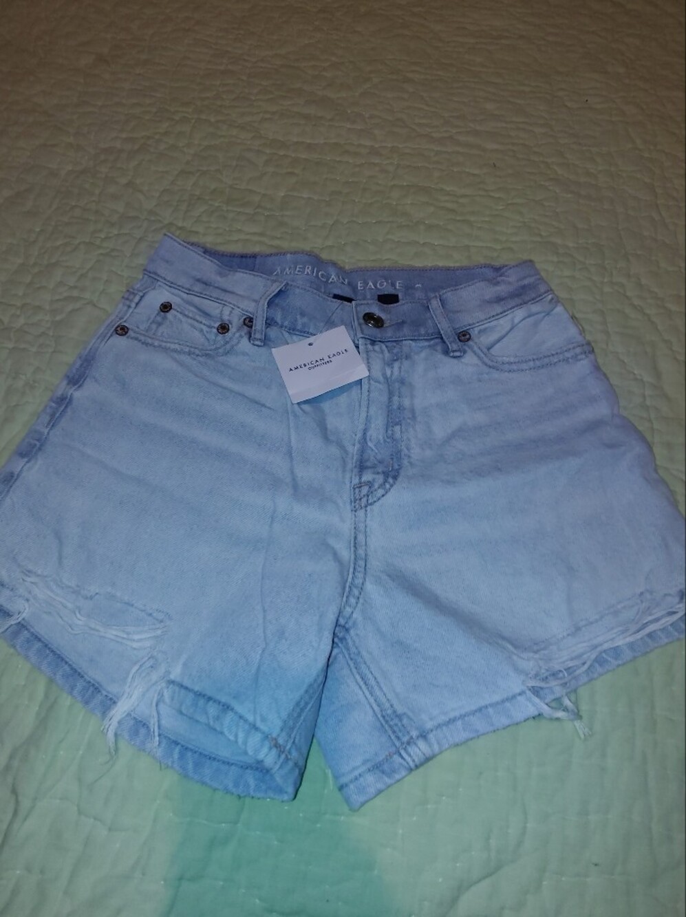 American Eagle Outfitters Light Blue Women's Jeans Shorts